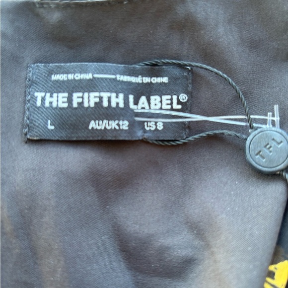 The Fifth Label Black and Yellow Floral Long Sleeve Dress - Picture 4 of 10